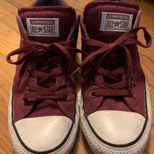 Burgundy Red Converse